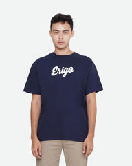 Erigo T-Shirt Basic Navy White Unisex