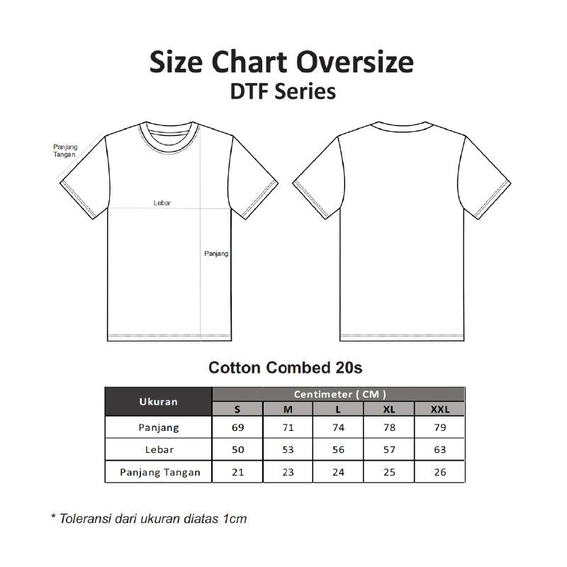 Erigo T-shirt Oversize DTF Series Aizen Black
