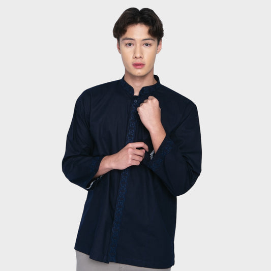 Erigo Koko Long Sleeve Bordir Ahmed Blue