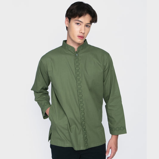 Erigo Koko Long Sleeve Bordir Ahsan Green