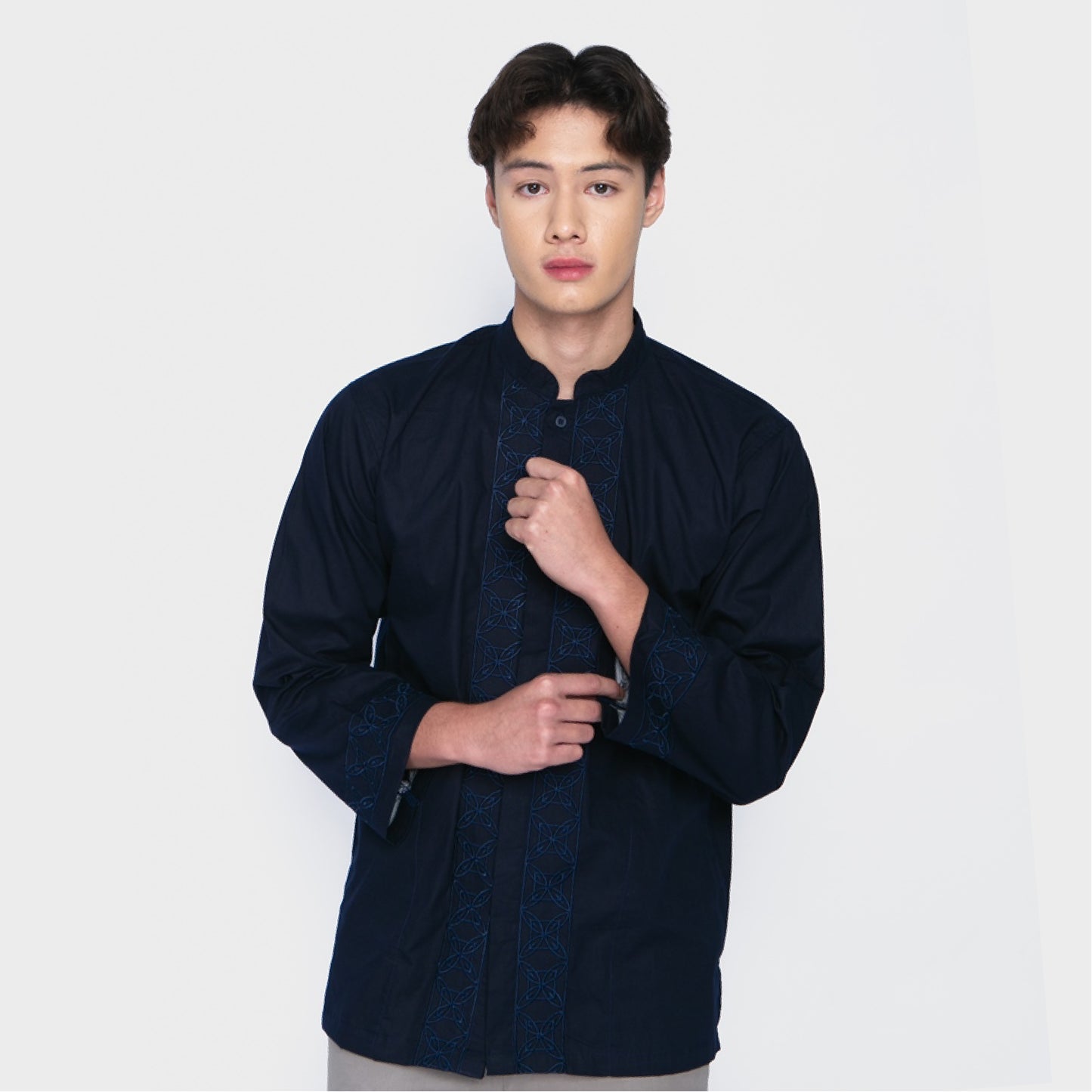 Erigo Koko Long Sleeve Bordir Daud Blue