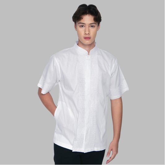 Erigo Koko Short Sleeve Bordir Ehsaan White