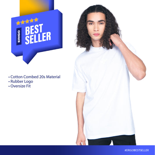 Erigo T-Shirt Oversize Delvin White Unisex