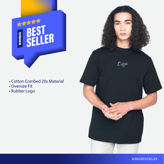 Erigo T-Shirt Oversize Deval Black Unisex