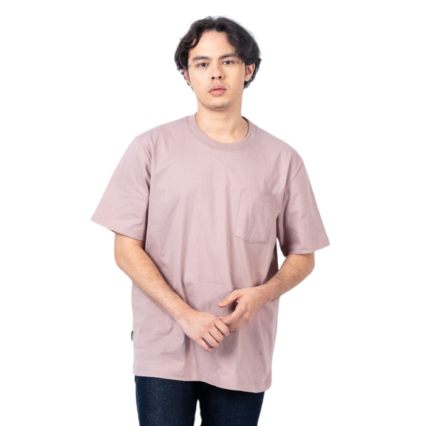 Erigo T-Shirt Oversize Pocket Morie Pale Unisex