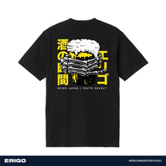 Erigo T-Shirt Oversize Buy 1 Get 2 Bundling 6 Vol 2 | Sakuto Black, Sanpaku Black