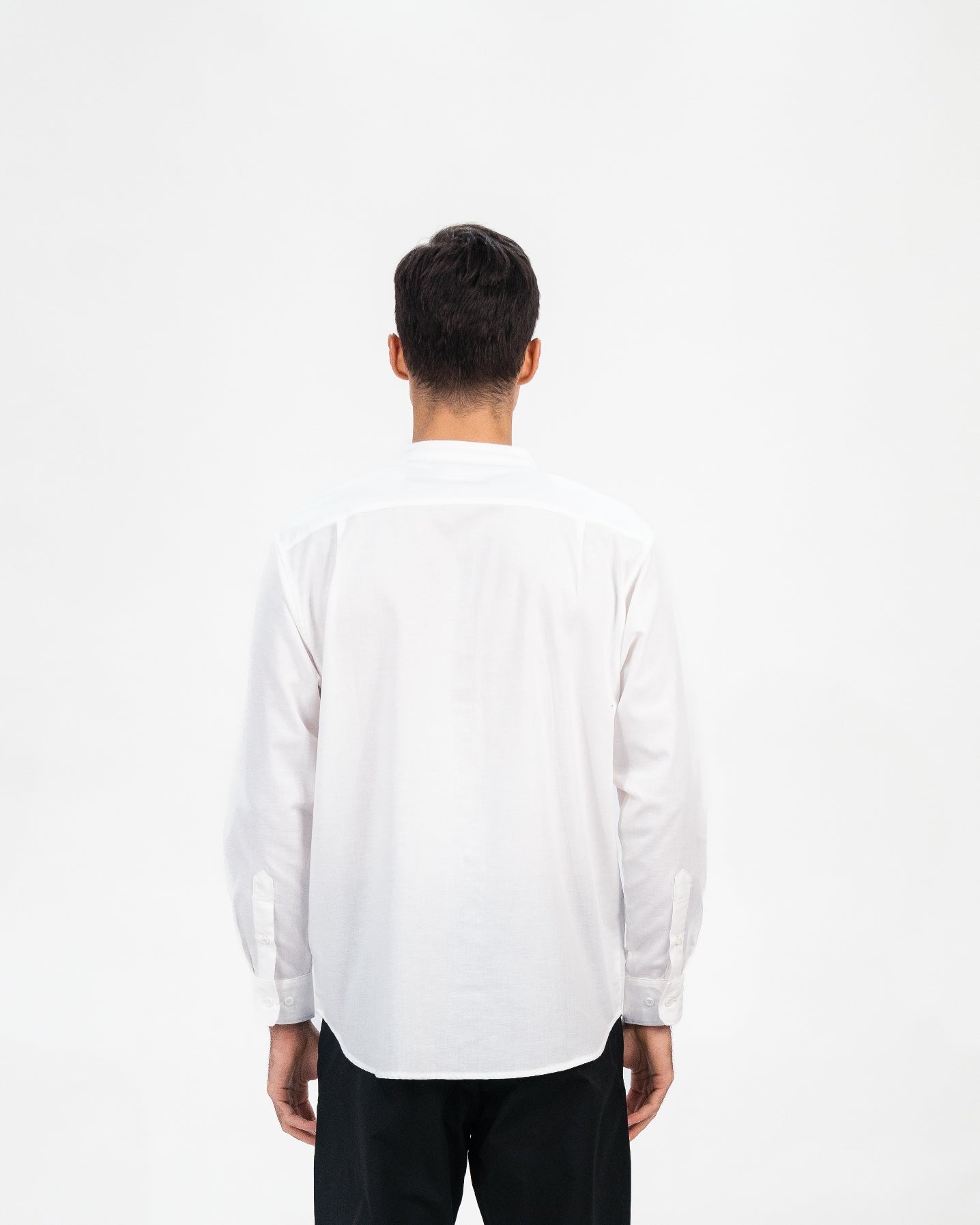 Erigo Shanghai Long Sleeve Basic Firdaus Off White - Kemeja Koko Lengan Panjang Unisex
