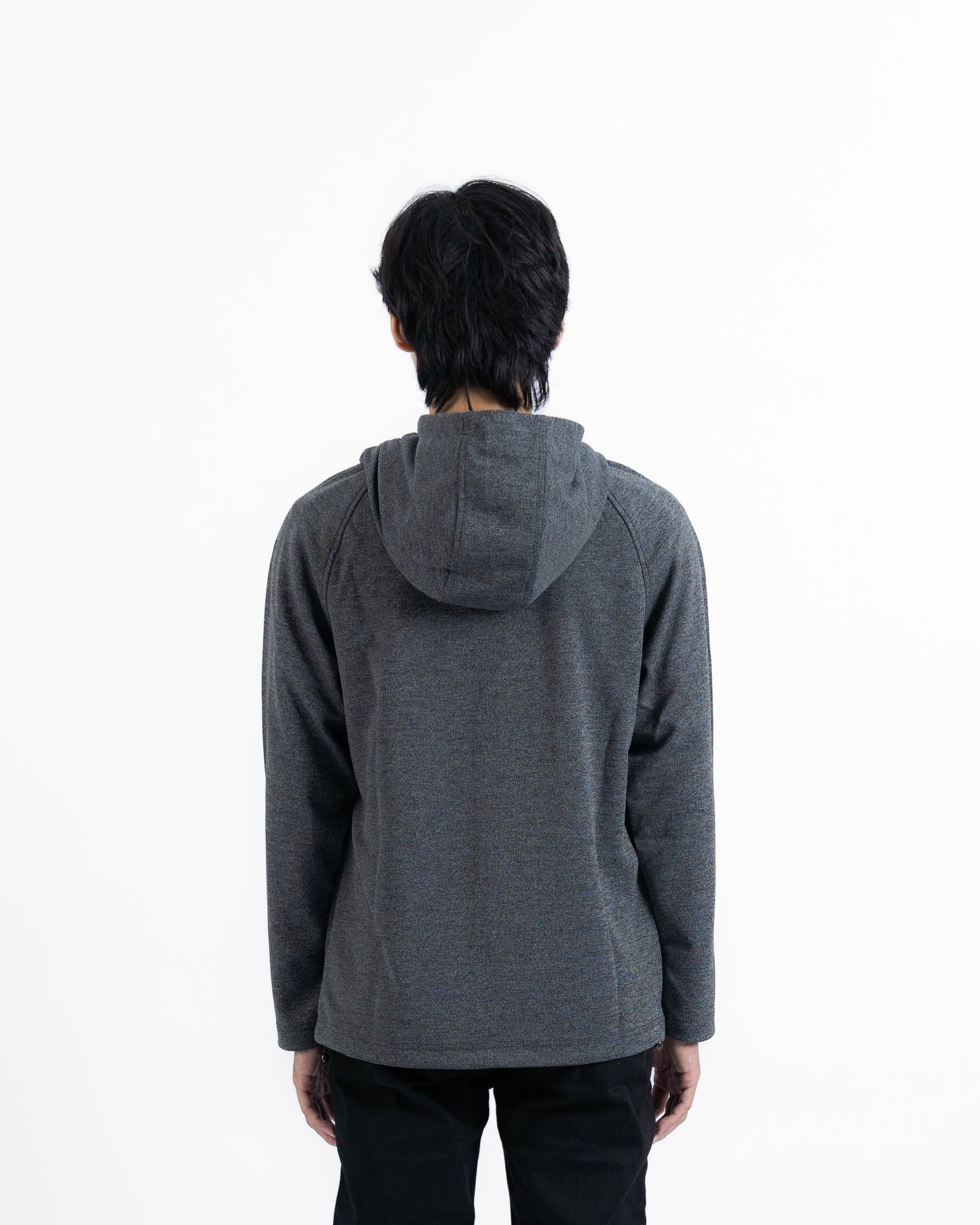 Erigo Long Sleeve Hoodie Tees Marvin Black - Kaos Hoodie Lengan Panjang Unisex