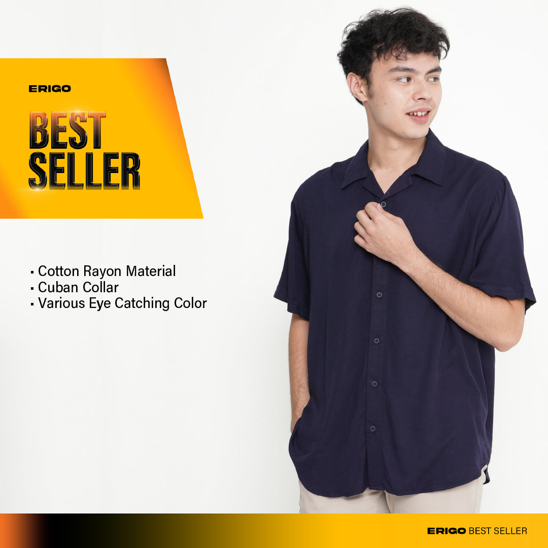 Erigo Short Shirt Gribson Navy Unisex