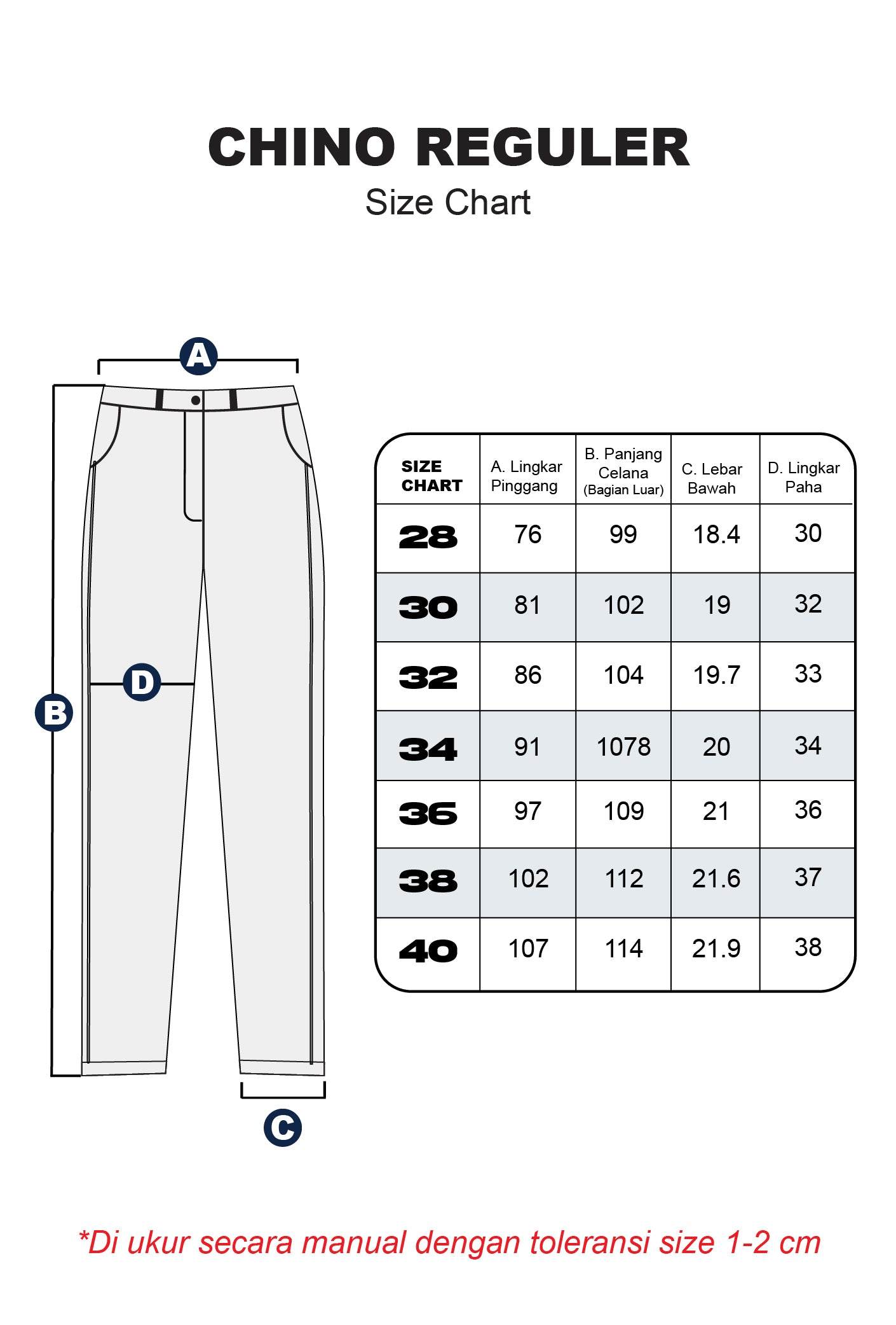 Erigo Chino Pants Regular Jair Mocha