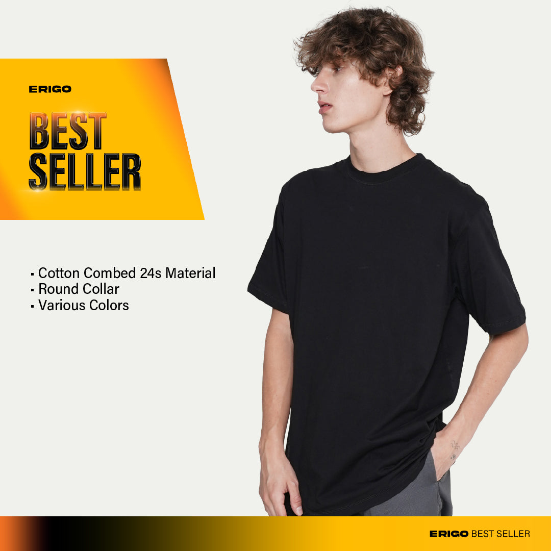 Erigo T-Shirt Basic Meghan Black Unisex