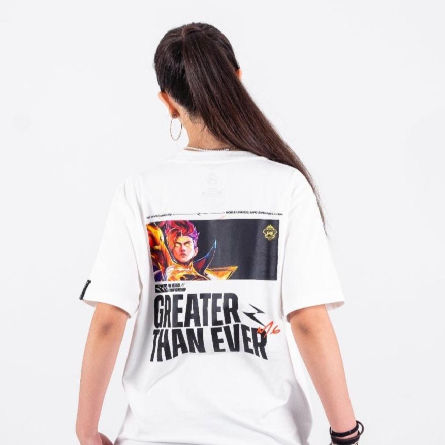 Erigo X M6 T-Shirt Oversize Sacred Claude White Unisex