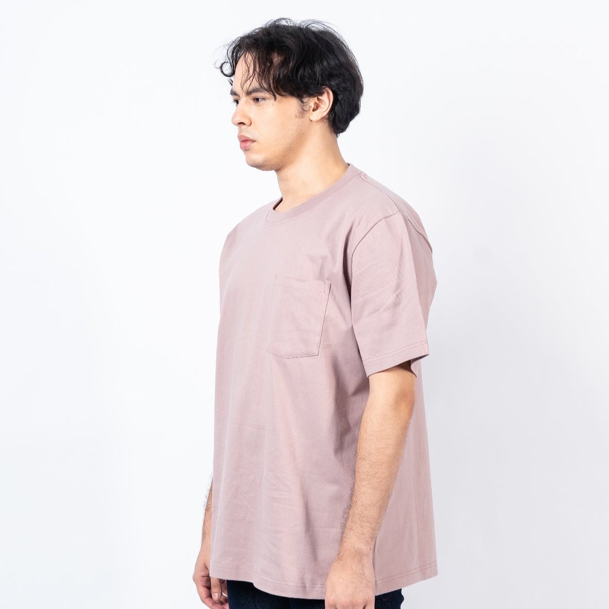 Erigo T-Shirt Oversize Pocket Morie Pale Unisex