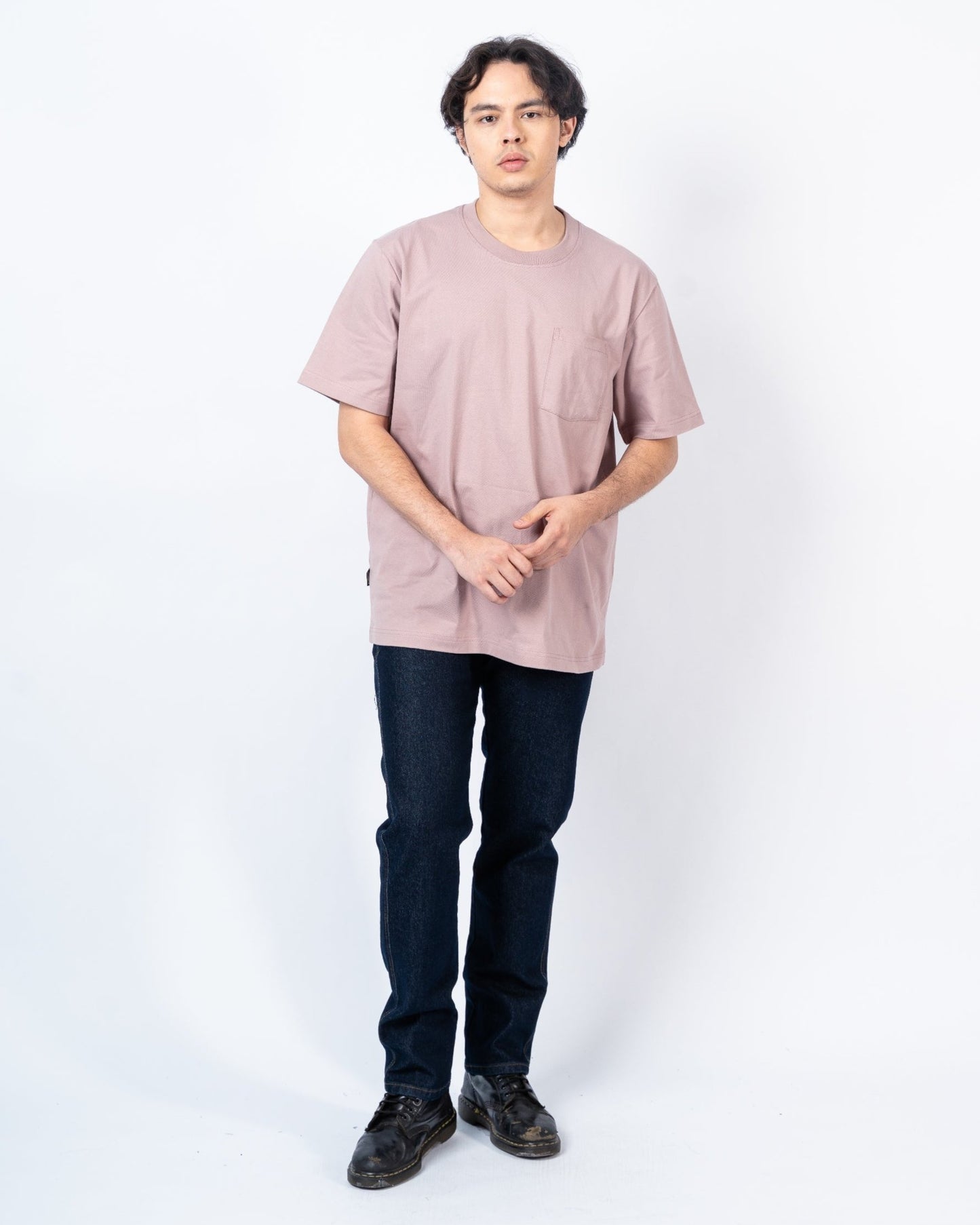 Erigo T-Shirt Oversize Pocket Morie Pale Unisex