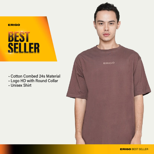 Erigo T-Shirt Oversize Xaverius Coffee Unisex