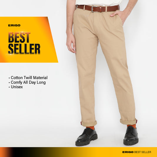 Erigo Chino Pants Caprio Brown Unisex