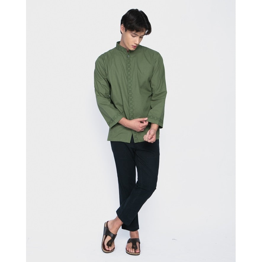 Erigo Koko Long Sleeve Bordir Ahsan Green
