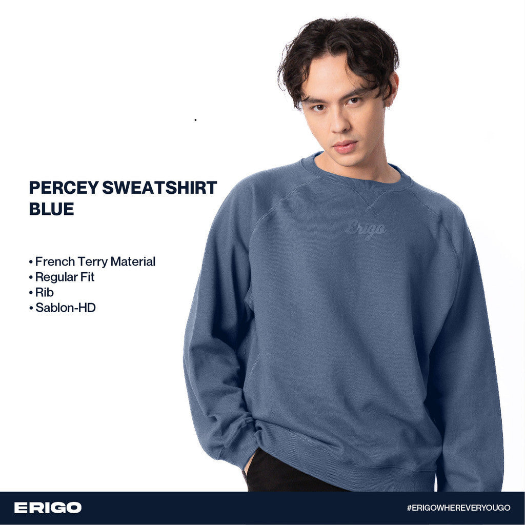 Erigo Sweatshirt Percey Blue Unisex