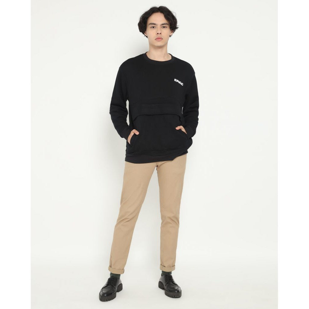Erigo Sweatshirt Kazuo Black Unisex