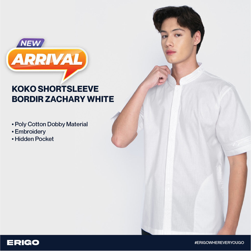 Erigo Koko Short Sleeve Bordir Zachary White