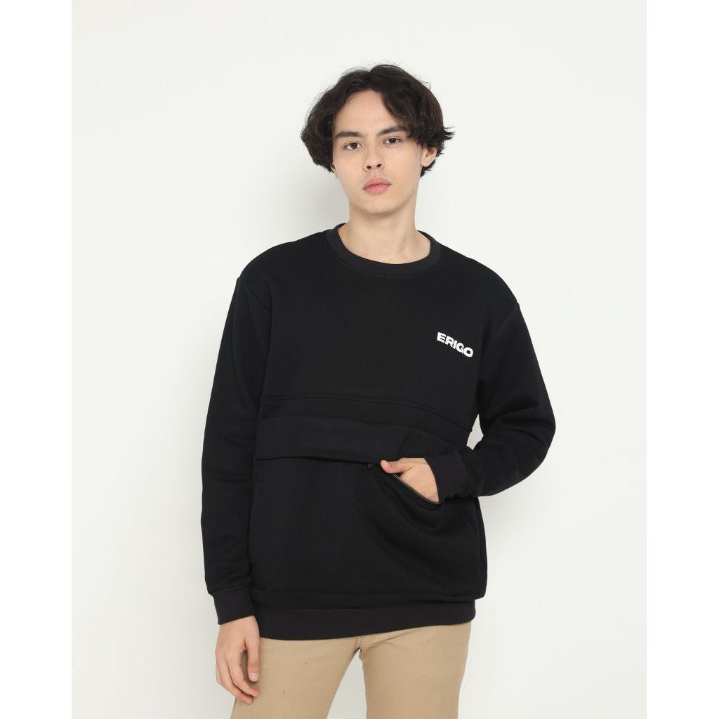 Erigo Sweatshirt Kazuo Black Unisex