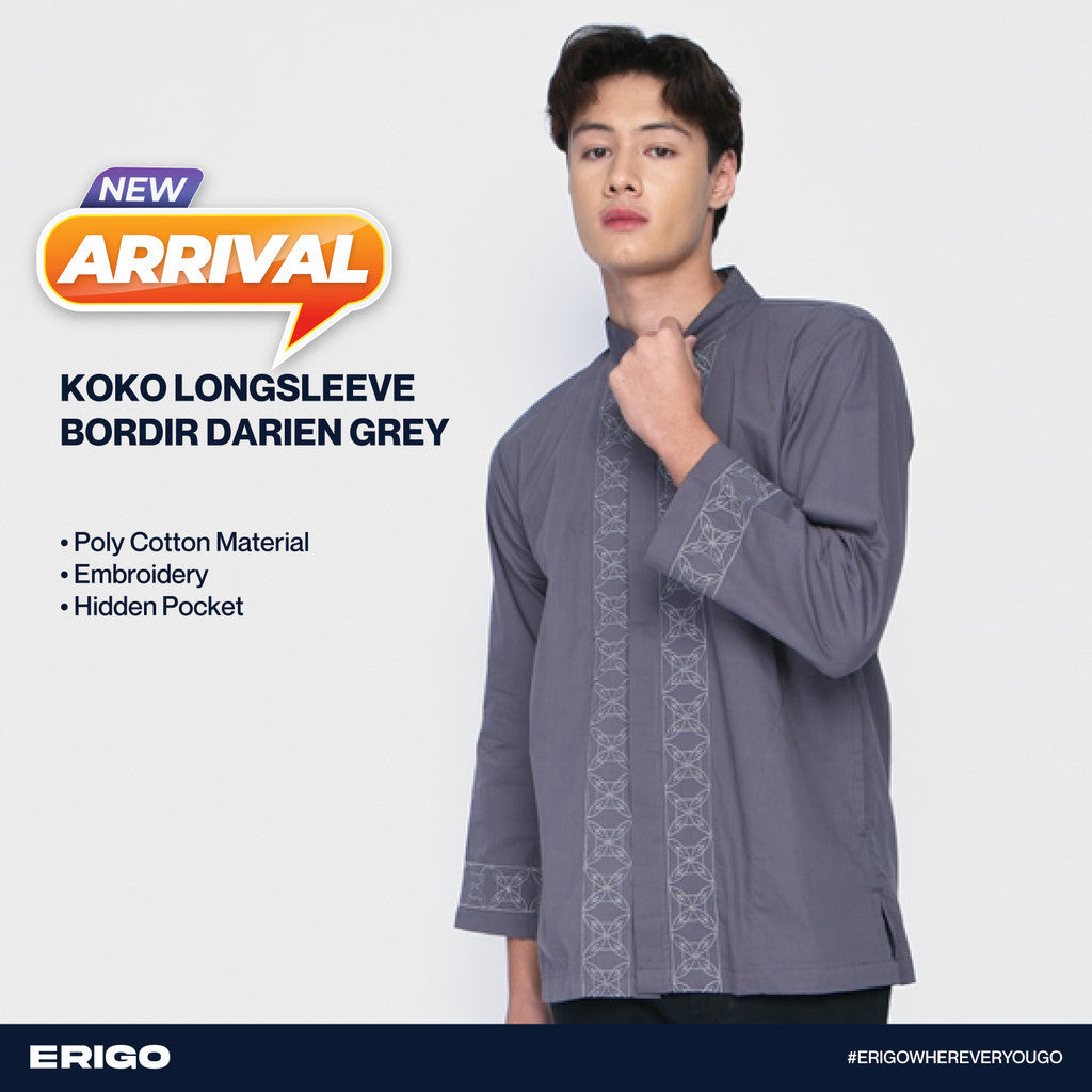 Erigo Koko Long Sleeve Bordir Darien Grey