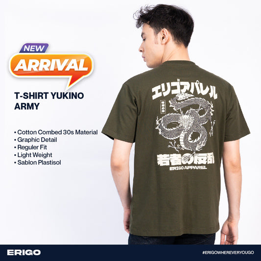 Erigo T-Shirt Yukino Army Unisex