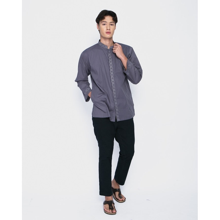 Erigo Koko Long Sleeve Bordir Ashar Grey