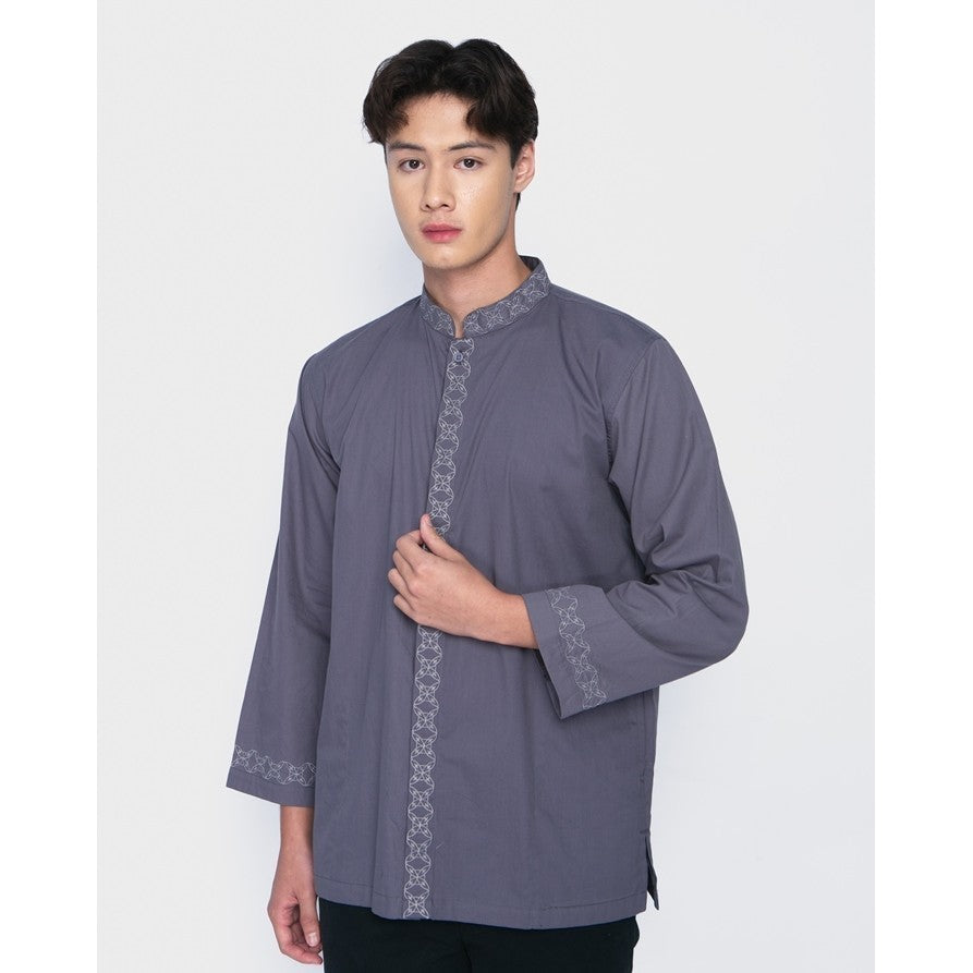 Erigo Koko Long Sleeve Bordir Ashar Grey