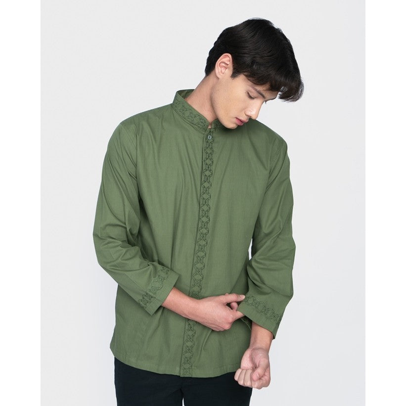 Erigo Koko Long Sleeve Bordir Ahsan Green