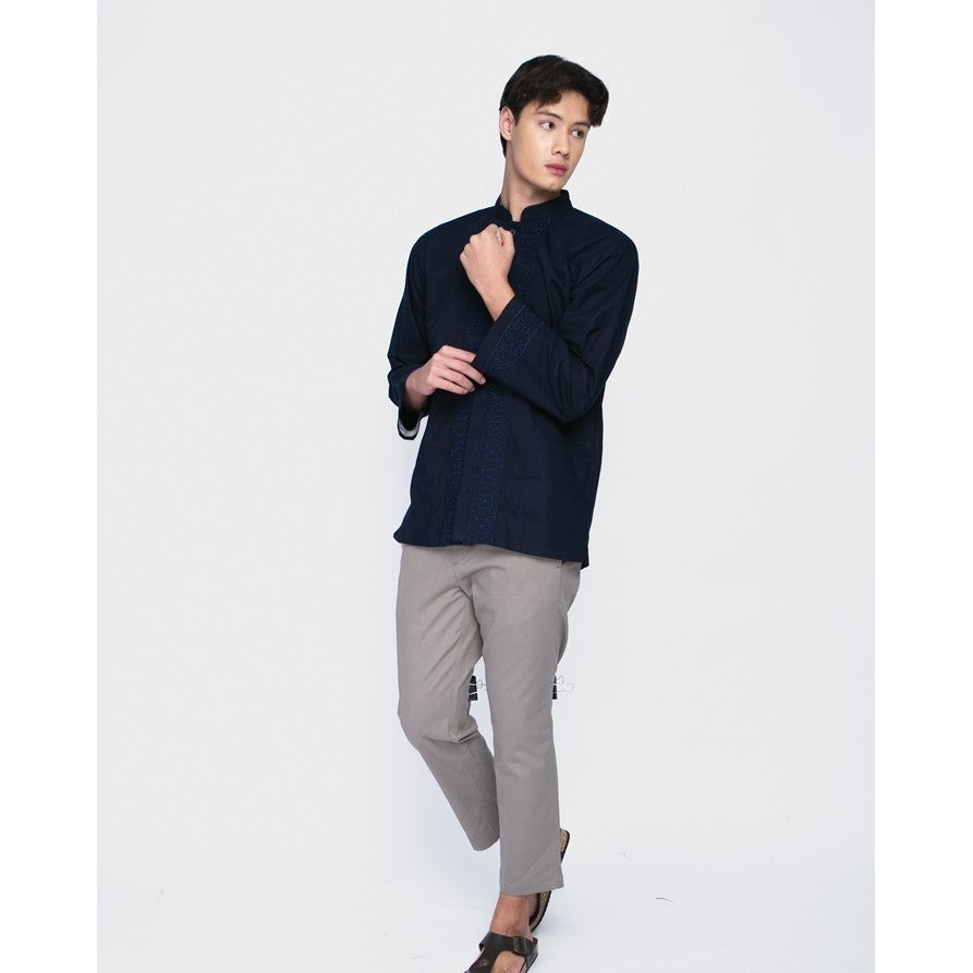 Erigo Koko Long Sleeve Bordir Daud Blue