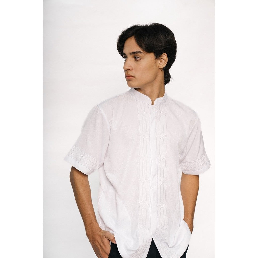 Erigo Koko Short Sleeve Bordir Hafiz White