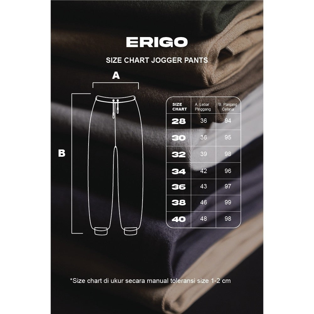 Erigo Jogger Pants Noa Light Grey Unisex