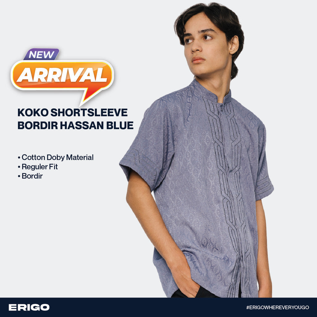 Erigo Koko Short Bordir Hassan Blue