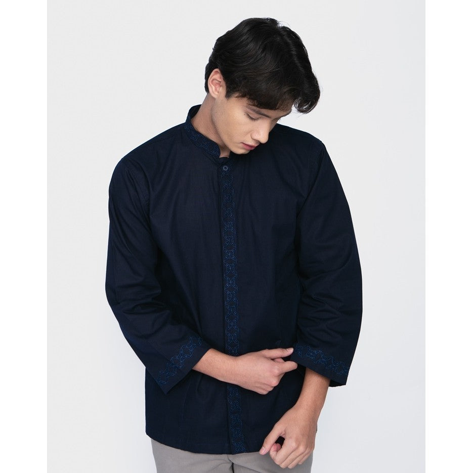 Erigo Koko Long Sleeve Bordir Ahmed Blue