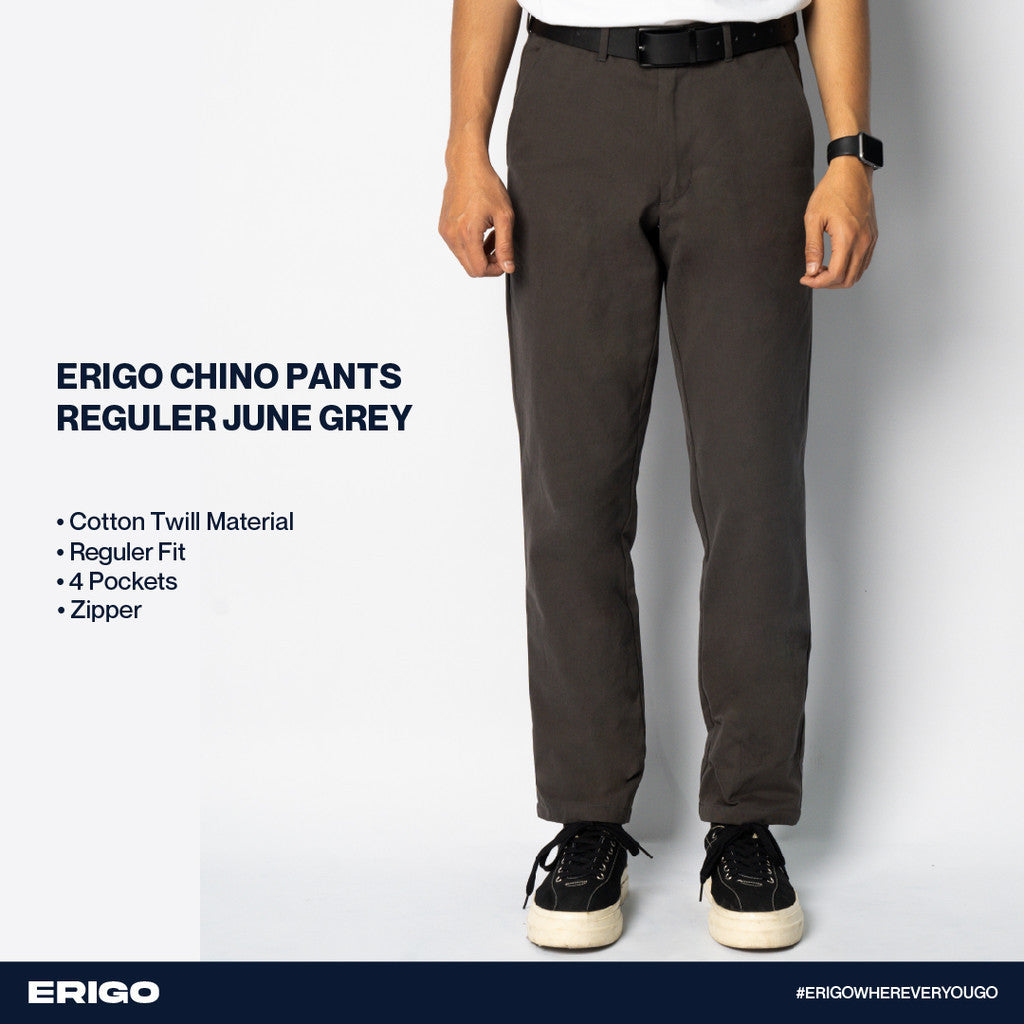 Erigo Chino Pants Regular June Grey
