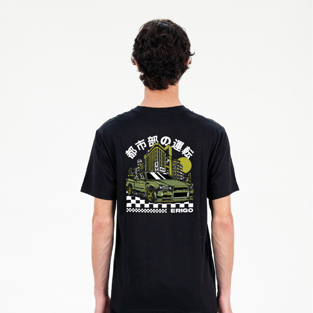 Erigo T-Shirt Griffin Black - Kaos Unisex