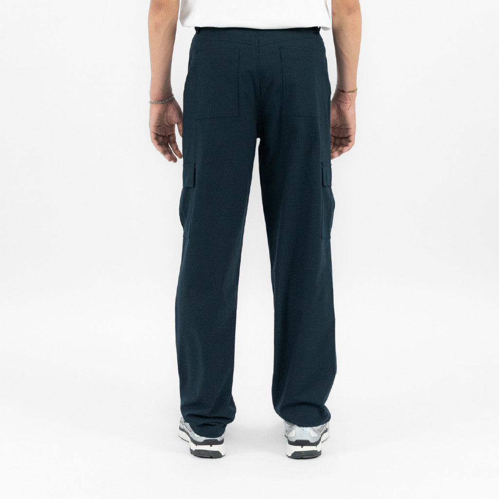 Erigo Cargo Pants Military Luther Navy - Celana Panjang Cargo Unisex