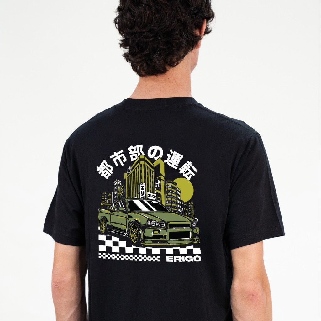 Erigo T-Shirt Griffin Black - Kaos Unisex
