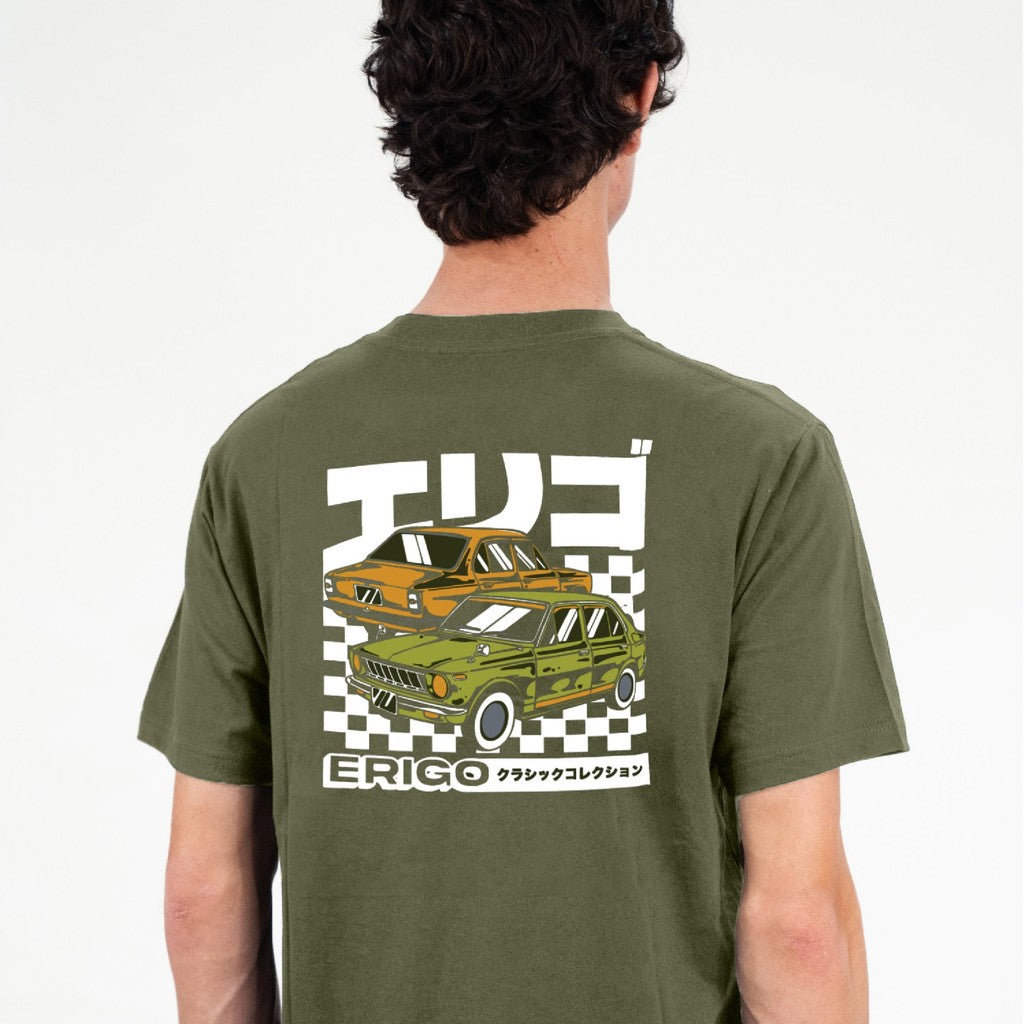Erigo T-Shirt Gyan Olive - Kaos Unisex