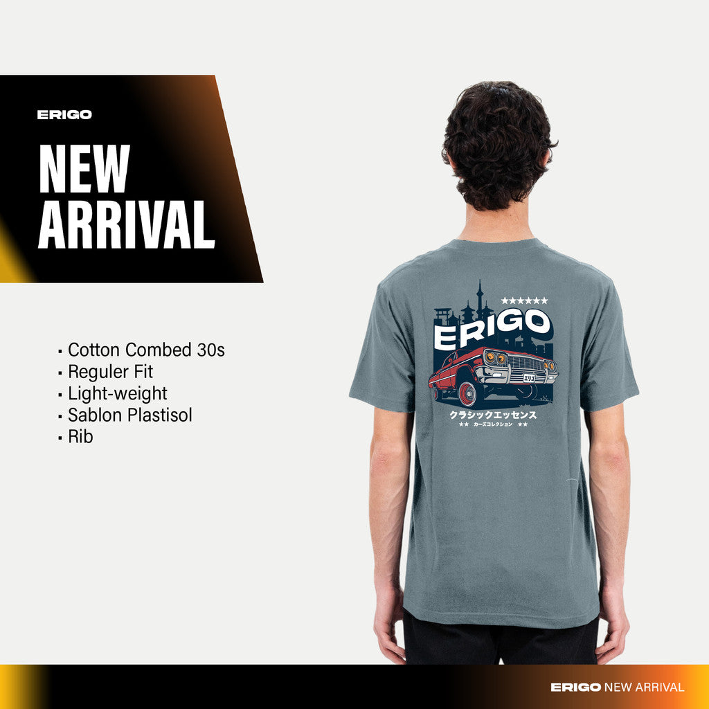 Erigo T-Shirt Geyl Stargazer Blue - Kaos Unisex