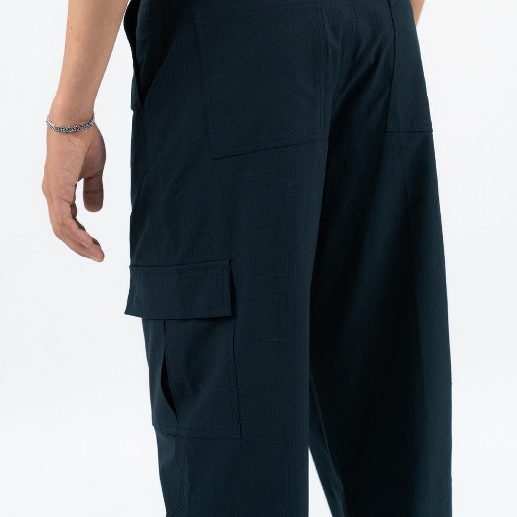 Erigo Cargo Pants Military Luther Navy - Celana Panjang Cargo Unisex