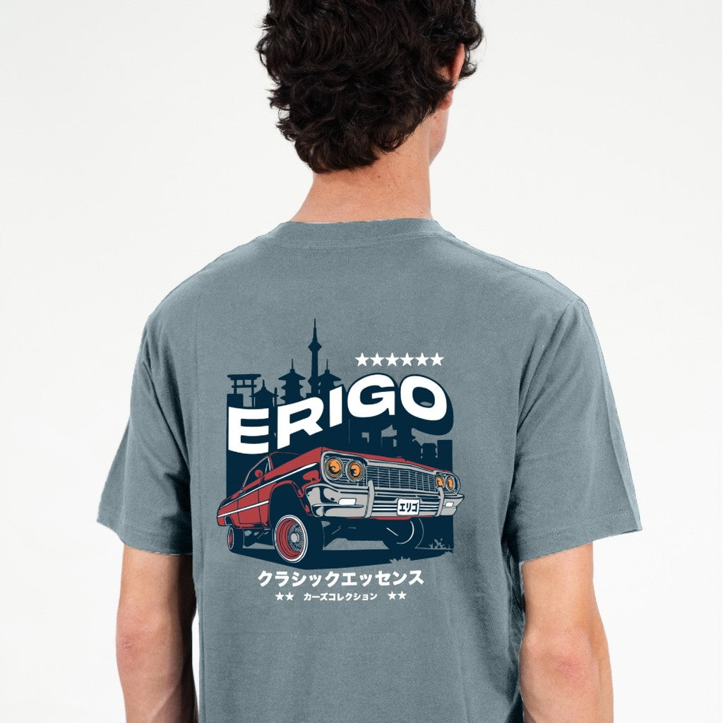 Erigo T-Shirt Geyl Stargazer Blue - Kaos Unisex