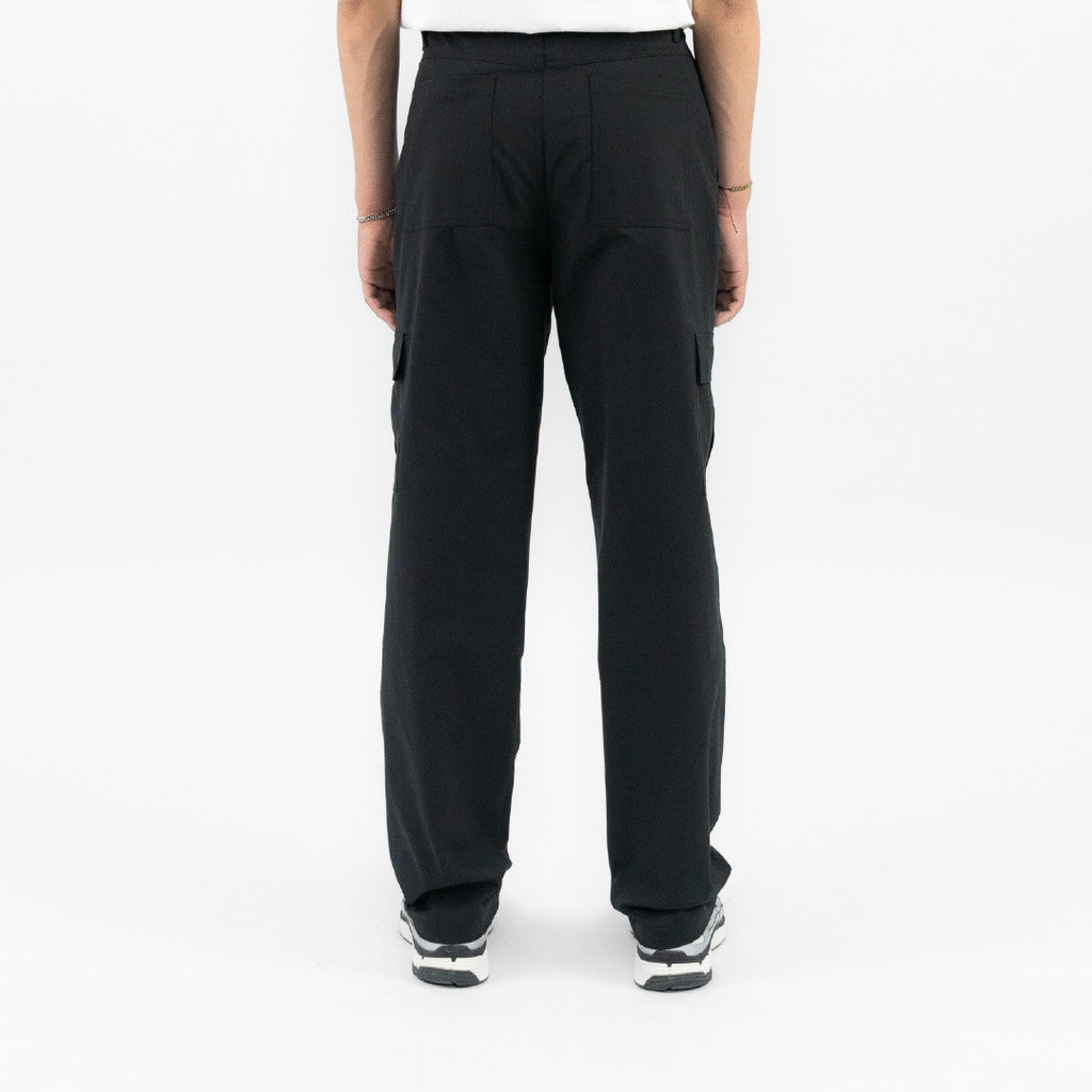 Erigo Cargo Pants Military Lamer Black - Celana Panjang Cargo Unisex