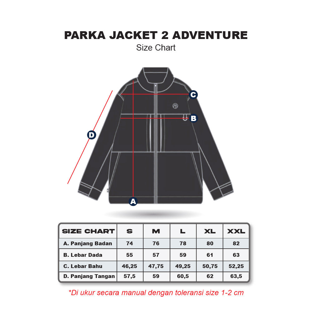 Erigo Parka Jacket Aflamara Asphalt Unisex