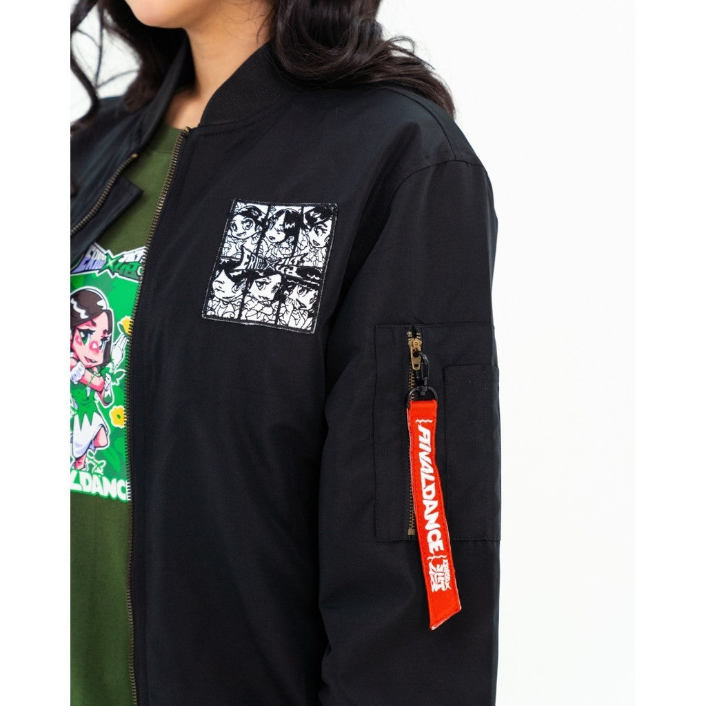 Erigo Bomber Last Dance Generik Black - Jaket Bomber Unisex