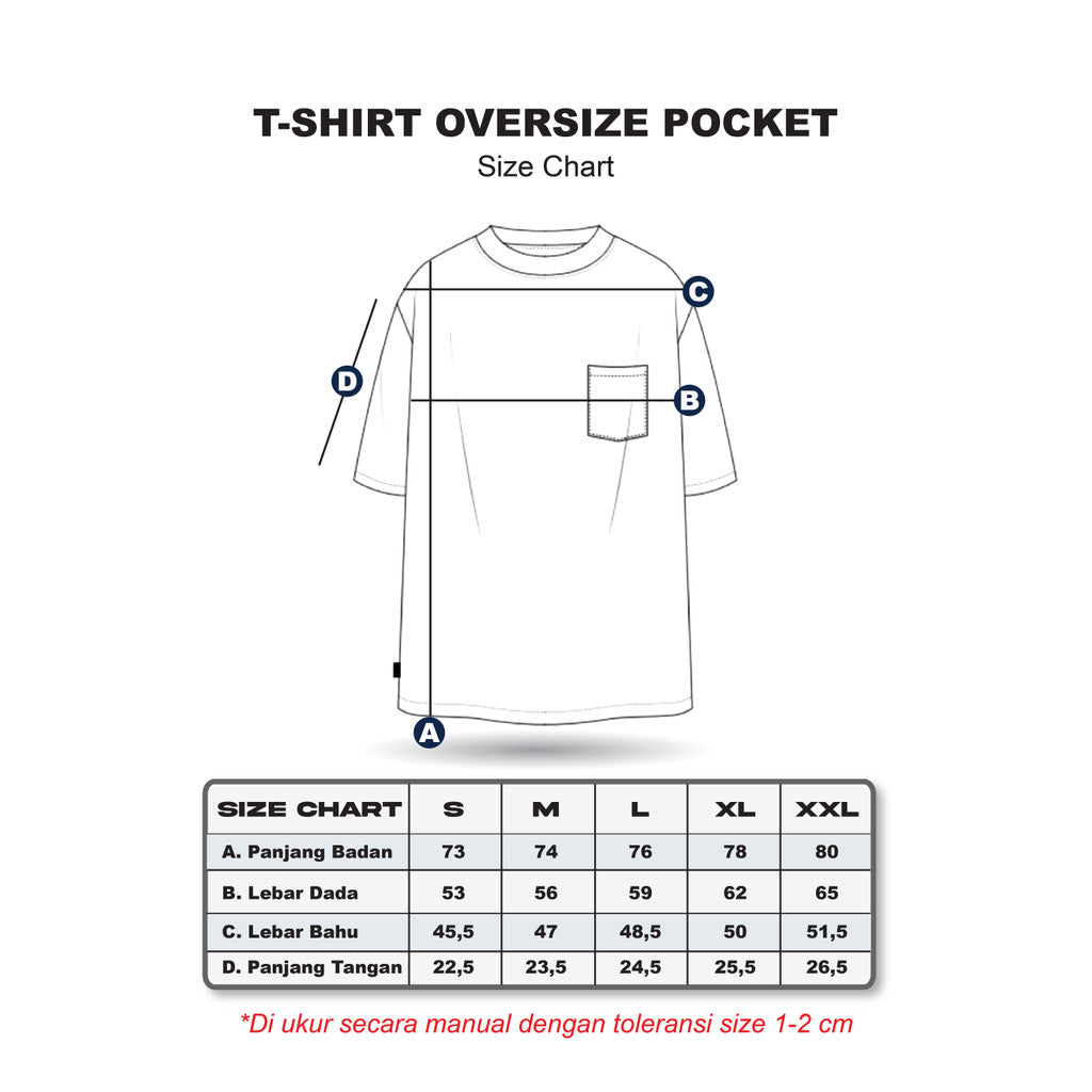 Erigo T-Shirt Oversize Pocket Chet Green Unisex