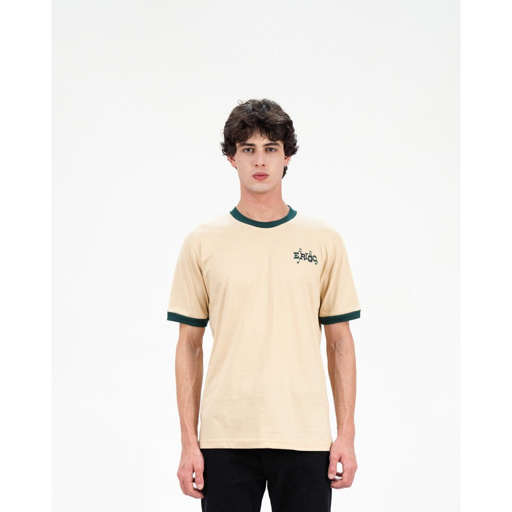 Erigo T-Shirt Ring Tee Wazen Cream - Kaos Unisex
