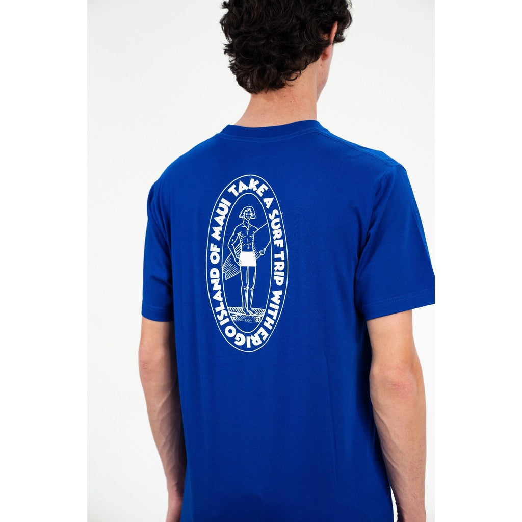 Erigo T-Shirt Wesley Blue - Kaos Unisex