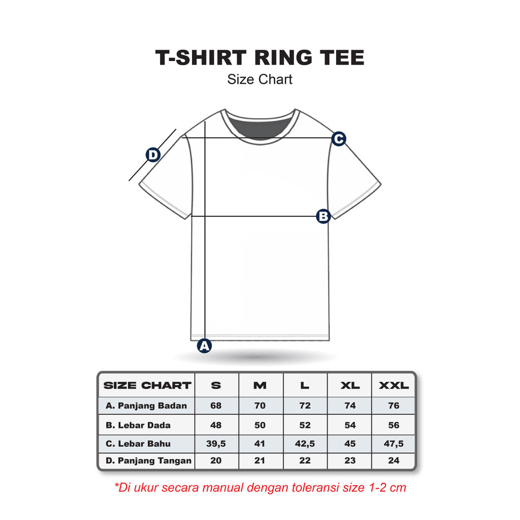 Erigo T-Shirt Ring Tee Wazen Cream - Kaos Unisex